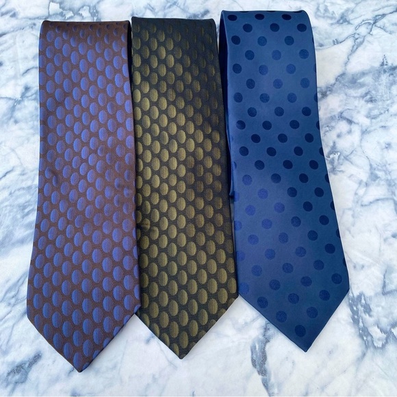 CERRUTI 1881 Set Of Three Silks Ties - Picture 1 of 9